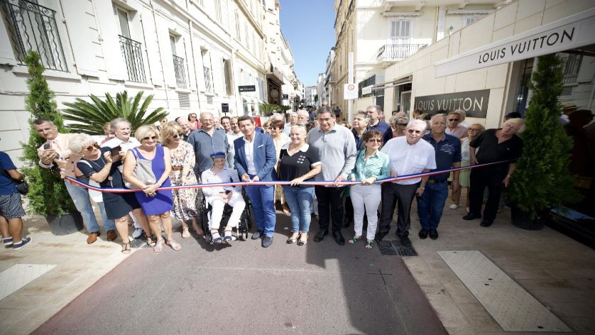 Inauguration of the new street Macé of Cannes - Apartment Rental Cannes