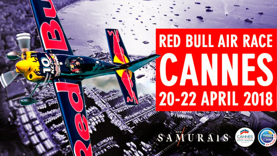 L’incroyable Red Bull Air Race pour la première fois en France, à Cannes du 20 au 22 avril 2018. - Location Appartement Cannes